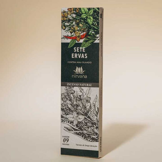Incenso Nirvana Sete Ervas