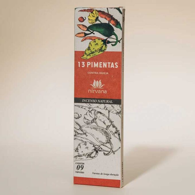 Incenso Natural Nirvana Treze Pimentas