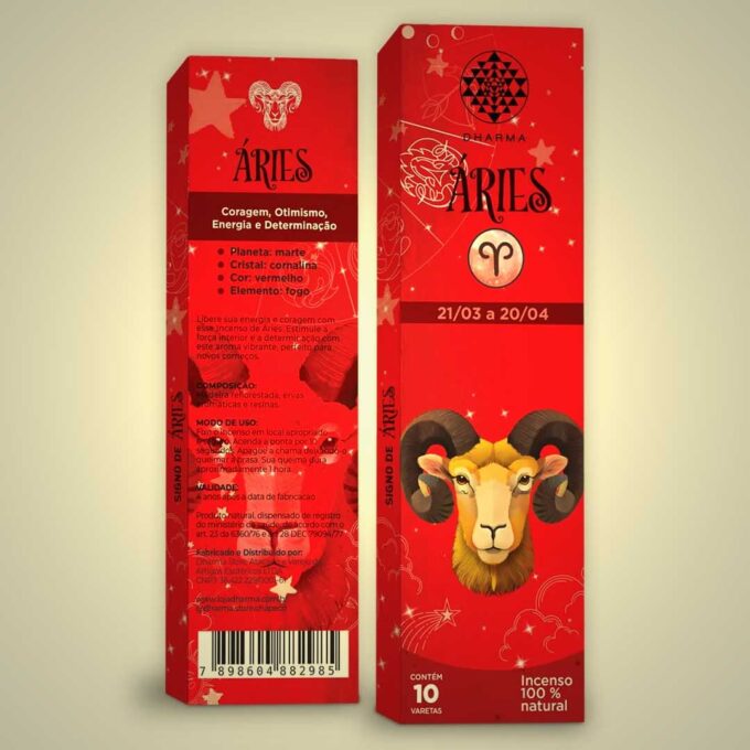 Incenso Dharma Natural Signos – Áries