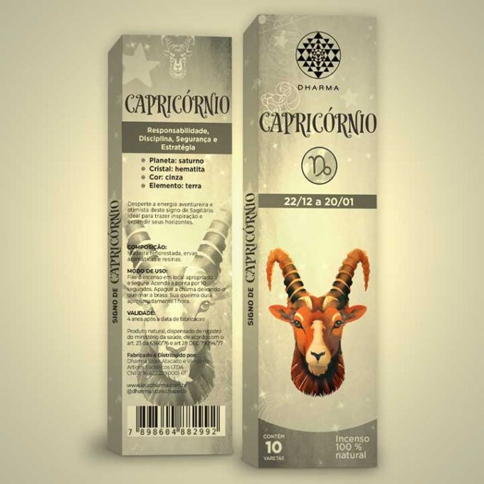 Incenso Dharma Natural Signos – Capricórnio