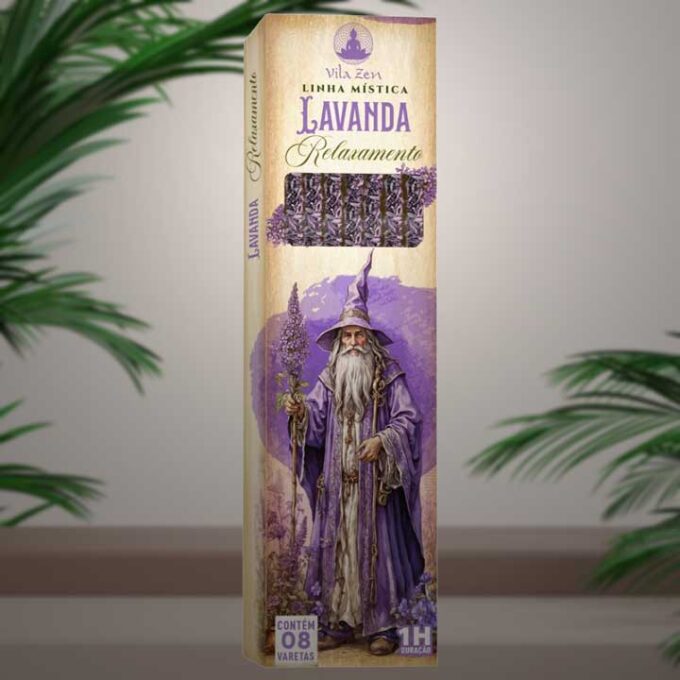 Incenso Vila Zen Natural Magos Vareta – Lavanda