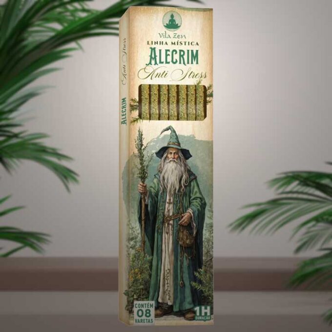 Incenso Vila Zen Natural Magos Vareta – Alecrim