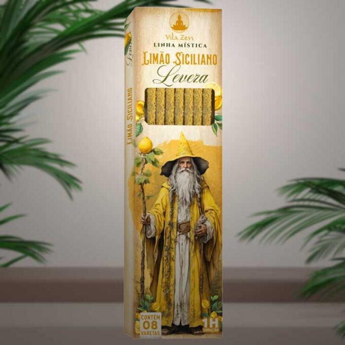 Incenso Vila Zen Natural Magos Vareta – Limão Siciliano