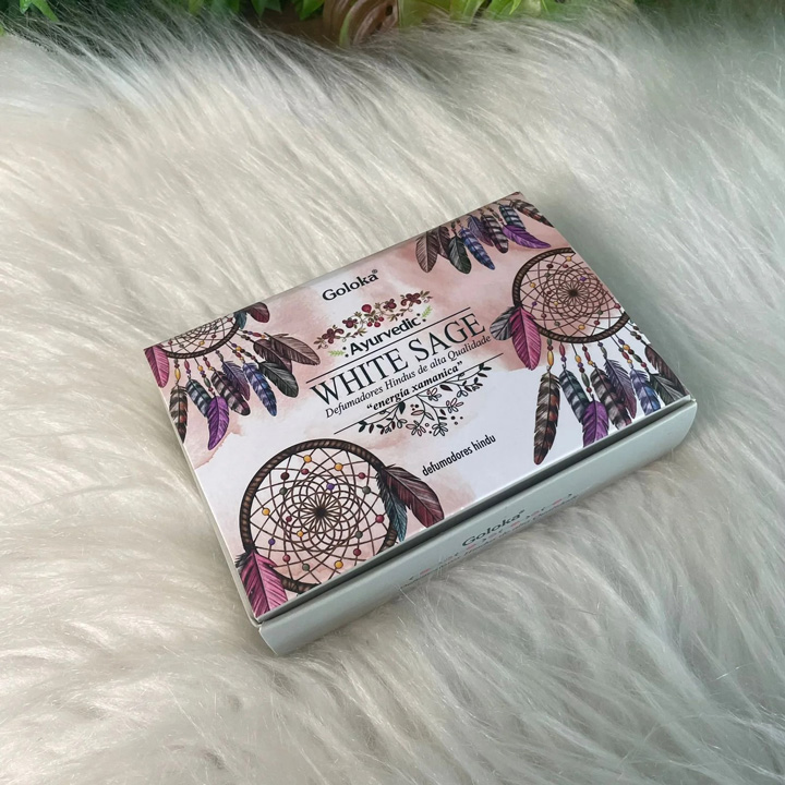 Defumador Goloka Sálvia Branca